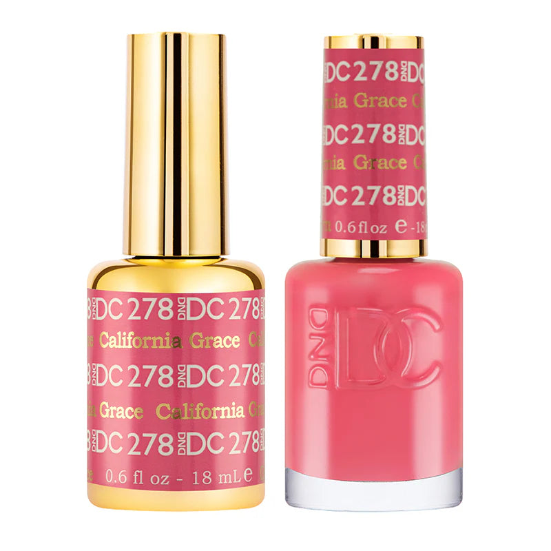 DND DC Duo #278 California Grace – Gel + Laca a juego 0.5 fl oz