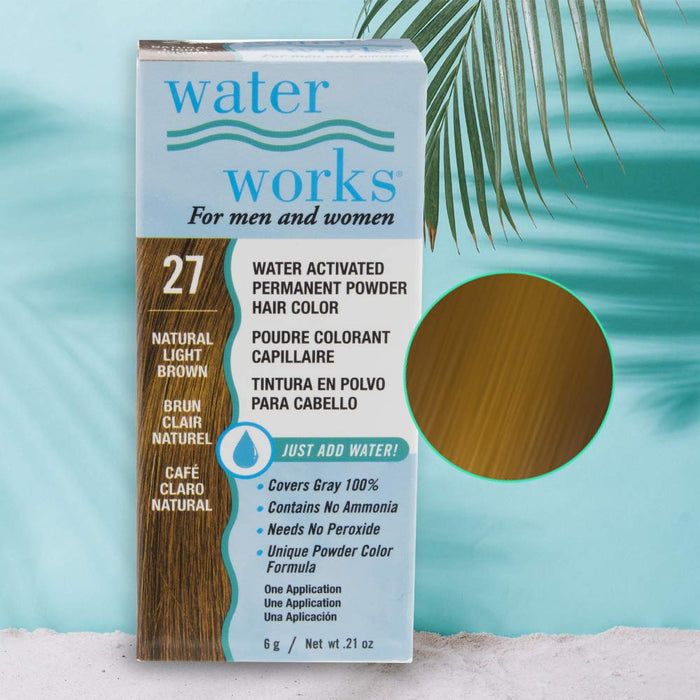 Water Works - Permanent Powder Hair Color - #27 Natural Light Brown