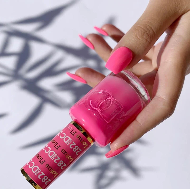 DND DC Duo #282 Lotus Flowerbomb – Gel + Laca a juego 0.5 fl oz