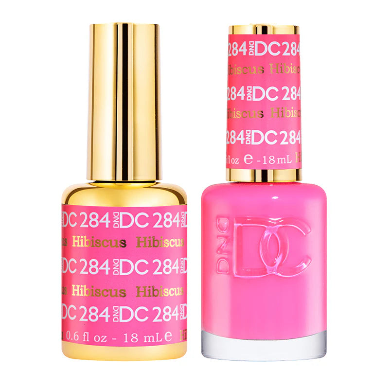 DND DC Duo #284 Hibiscus – Gel + Laca a juego 15 ml