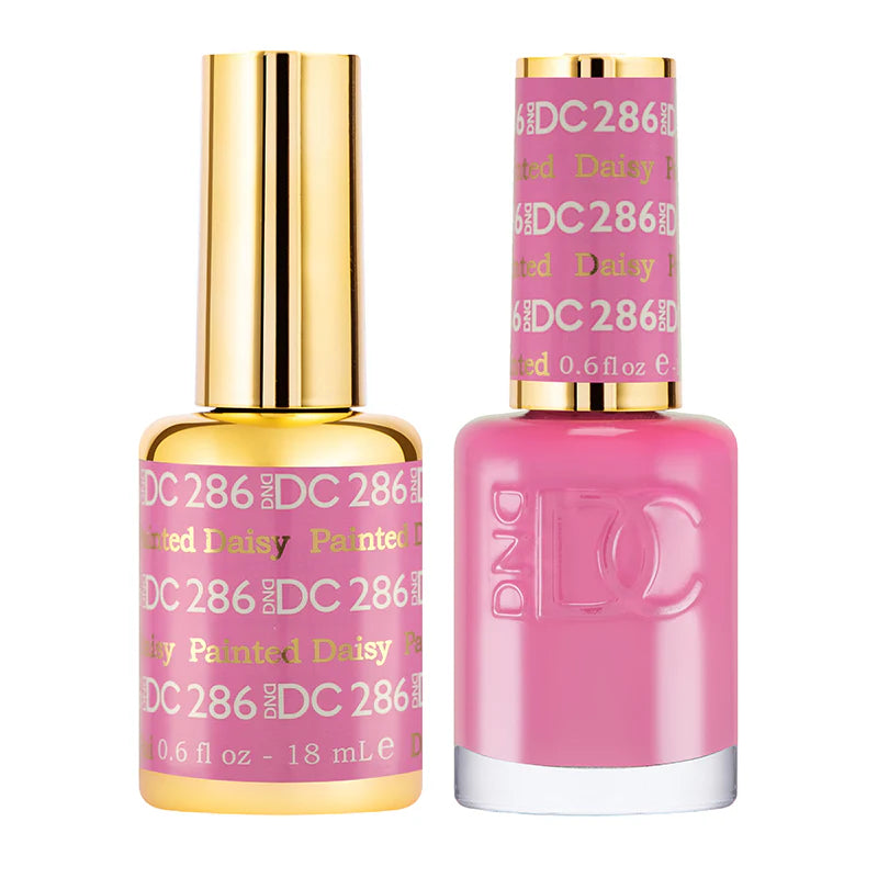 DND DC Duo #286 Painted Daisy – Gel + Laca a juego 0.5 fl oz