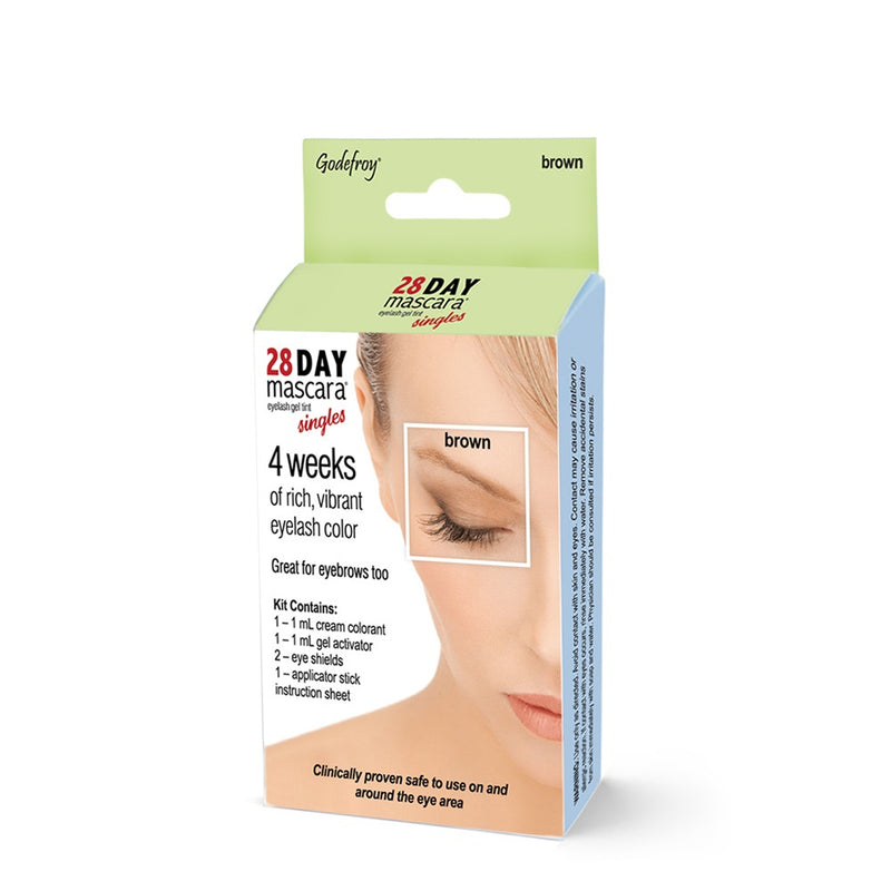 Godefroy - 28 Day Mascara - Brown - (Singles Application)