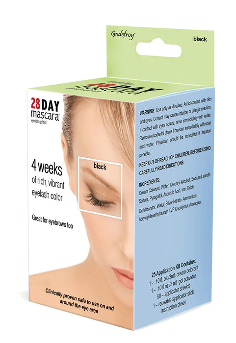 Godefroy - 28 Day Mascara - Black - (25 Application)