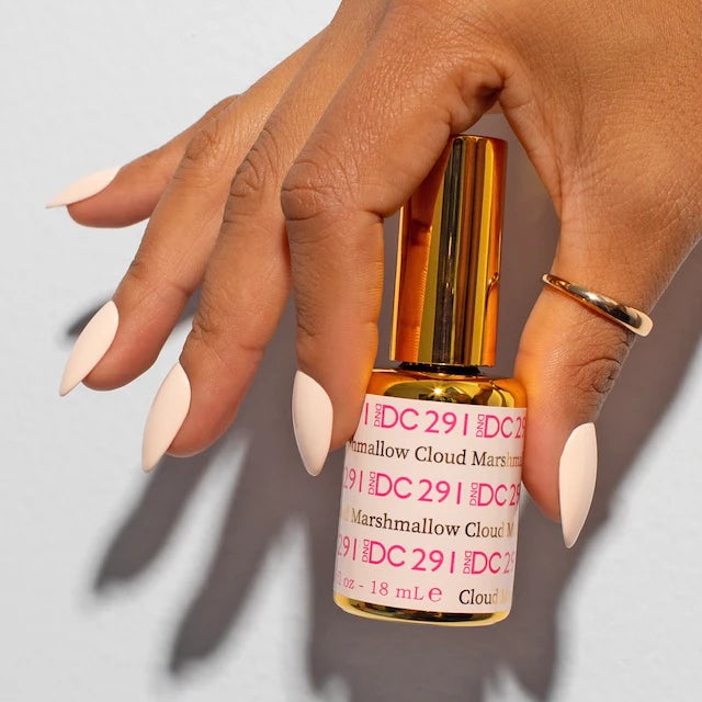 DND DC Duo #291 Marshmallow Cloud – Gel + Matching Lacquer 0.5 fl oz