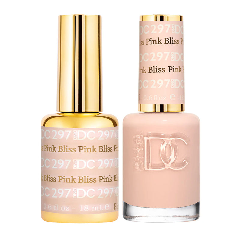DND DC Duo #297 Pink Bliss – Gel + Laca a juego 0.5 fl oz