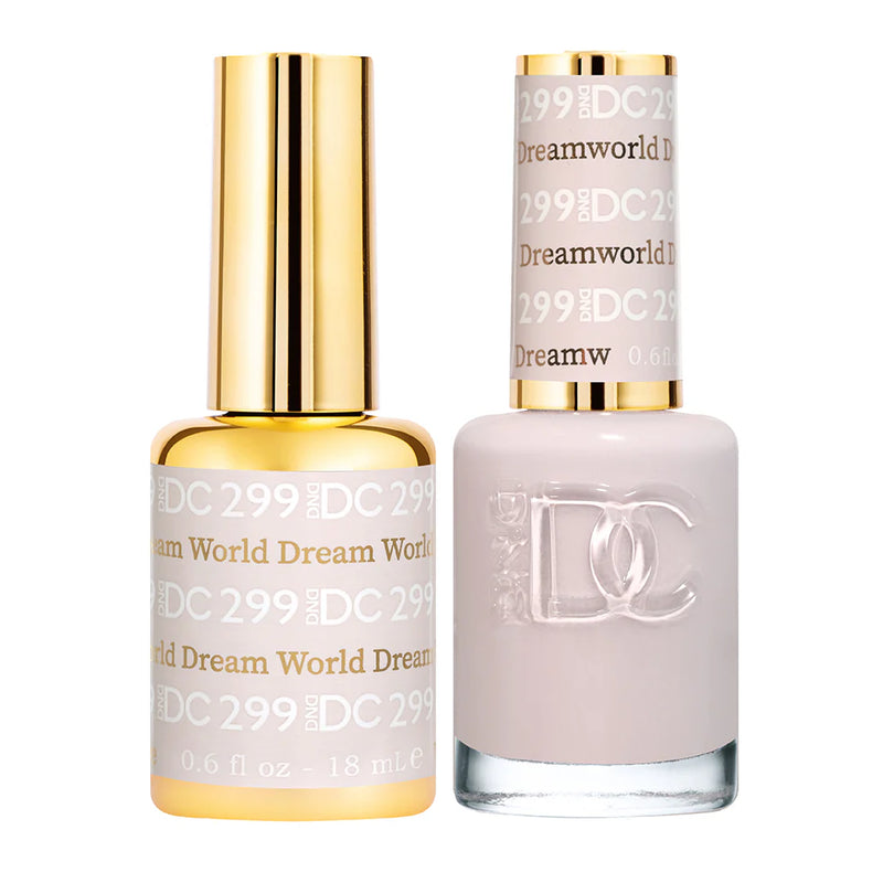 DND DC Duo #299 Mundo de Ensueño – Gel + Laca a juego 0.5 fl oz