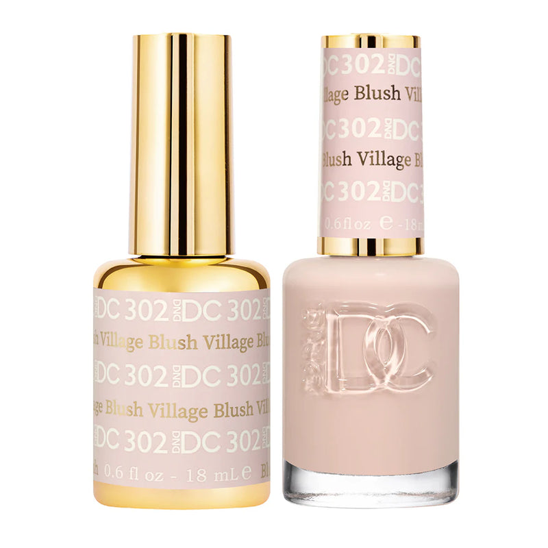 DND DC Duo #302 Colorete Village – Gel + Laca a juego 15 ml