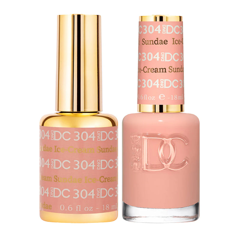 DND DC Duo #304 Helado Sundae – Gel + Laca a juego 0.5 fl oz