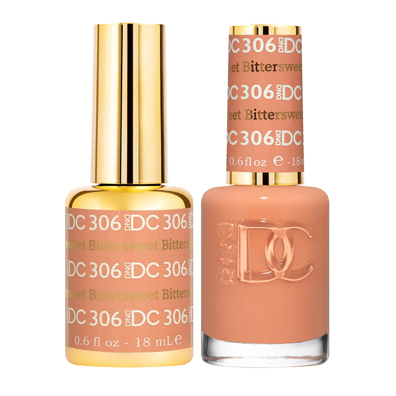 DND DC Duo #306 Bittersweet – Gel + Laca a juego 0.5 fl oz
