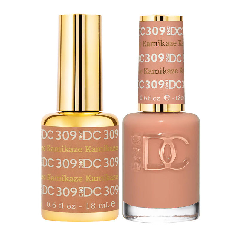 DND DC Duo #309 Kamikaze – Gel + Laca a juego 0.5 fl oz