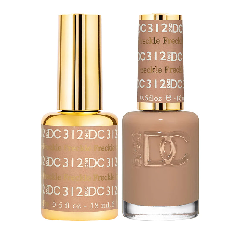 DND DC Duo #312 Freckle – Gel + Laca a juego 0.5 fl oz