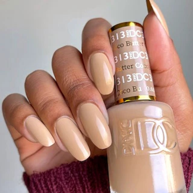DND DC Duo #313 Coco Butter – Gel + Matching Lacquer 0.5 fl oz