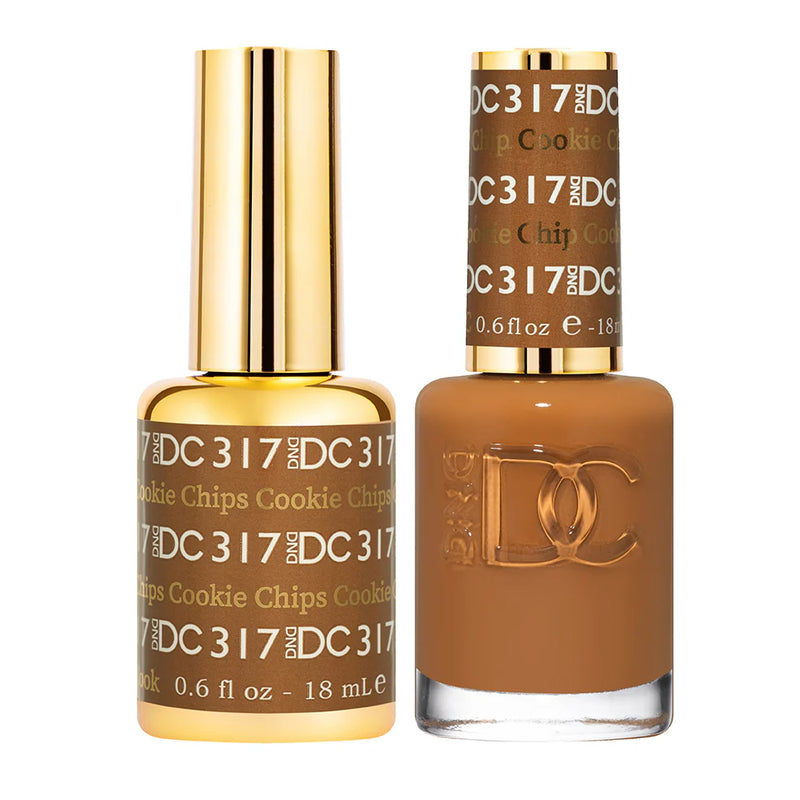 DND DC Duo #317 Cookie Chips – Gel + Matching Lacquer 0.5 fl oz