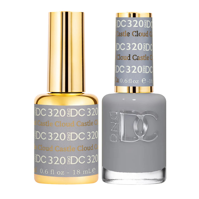 DND DC Duo #320 Cloud Castle – Gel + Laca a juego 0.5 fl oz