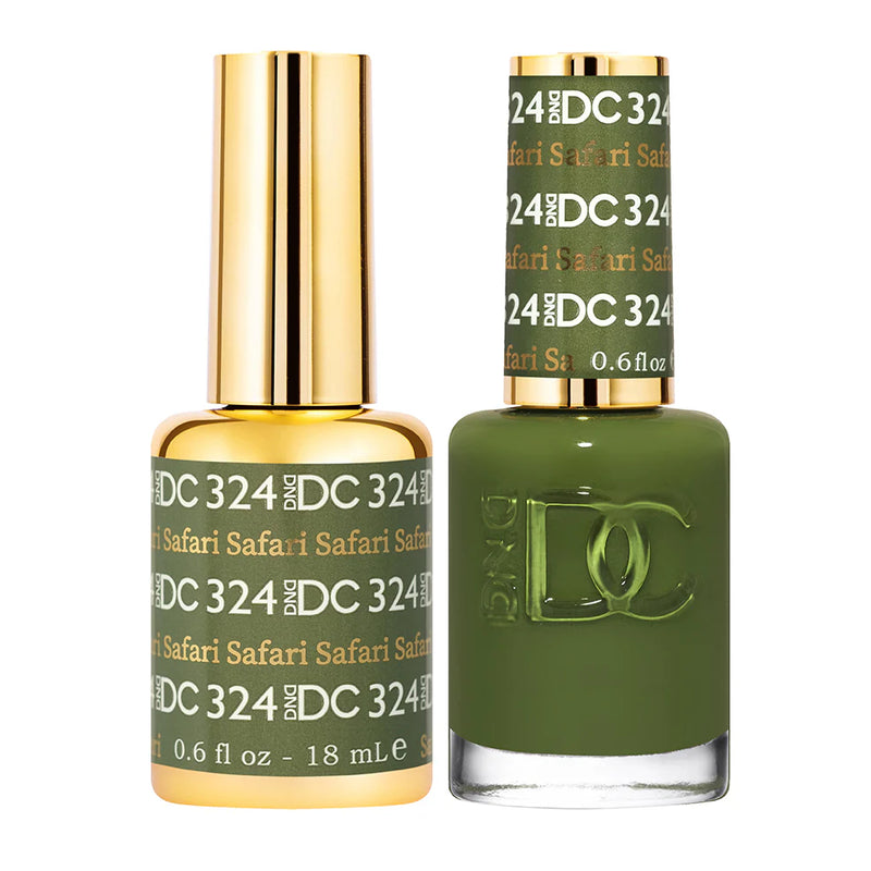 DND DC Duo #324 Safari – Gel + Laca a juego 0.5 fl oz