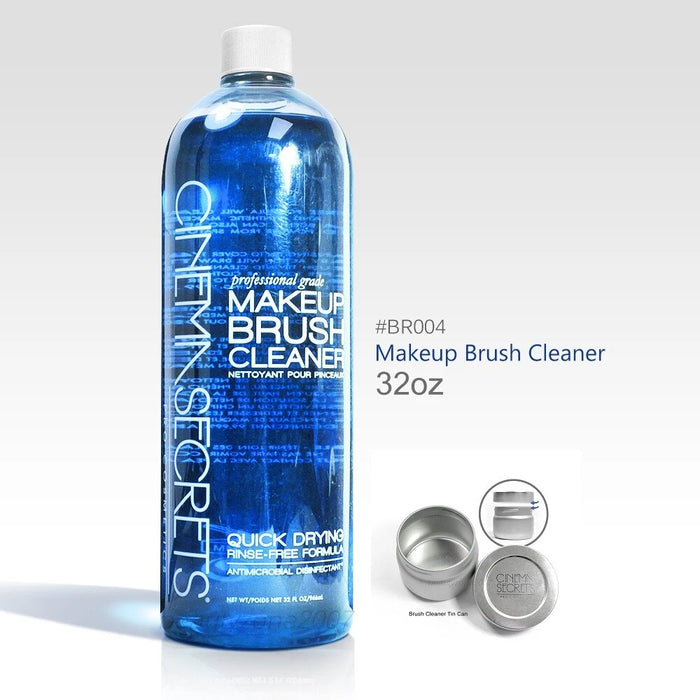 Cinema Secrets - Makeup Brush Cleaner 32 oz plus 2 fl oz Brush Cleansing Tin