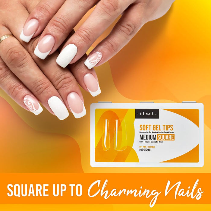 IBD - Soft Gel Tips - Medium Square