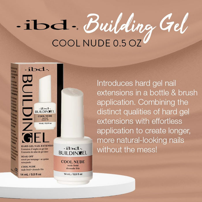 IBD - Building Gel -  Cool Nude 0.5 oz