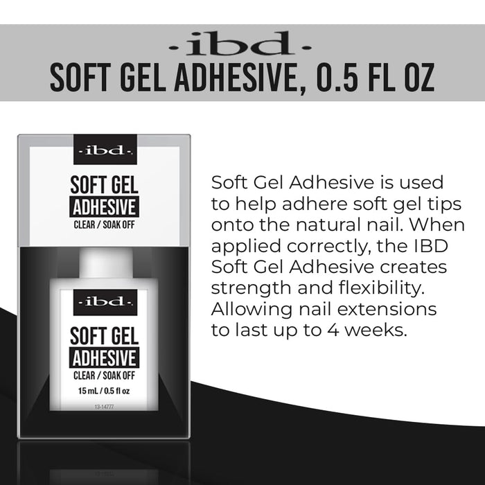 IBD - Soft Gel Adhesive 0.5 oz (Clear)