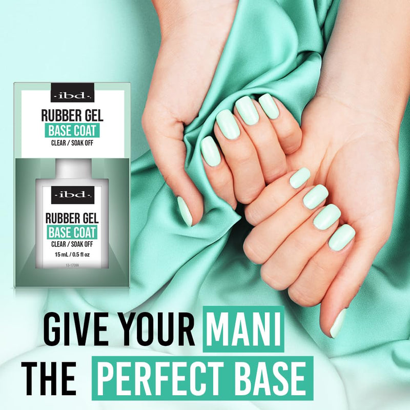 ibd - Rubber Gel - Base Coat (Clear) 0.5 fl oz