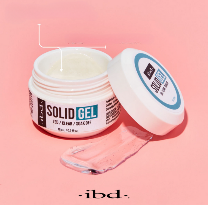 IBD Solid Gel - 3D Art, Mod/Carve, Rhinestones, Charms, Soft Tip Adhesive 0.5oz