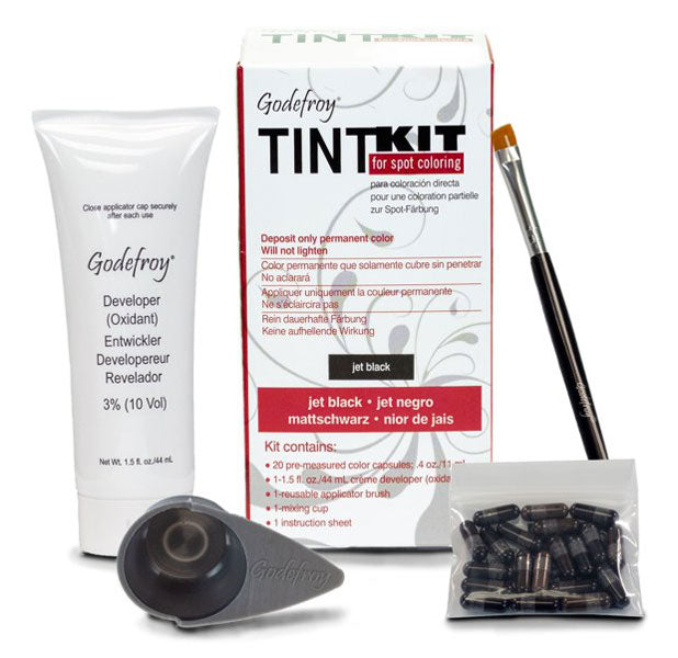 Godefroy Tint Kit Hair Color - Jet Black (20 Application)