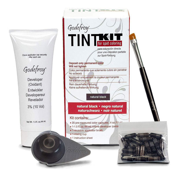 Godefroy Tint Kit Hair Color - Natural Black (20 Application)