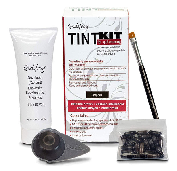 Kit de tinte para el cabello Godefroy - Grafito (20 aplicaciones) 