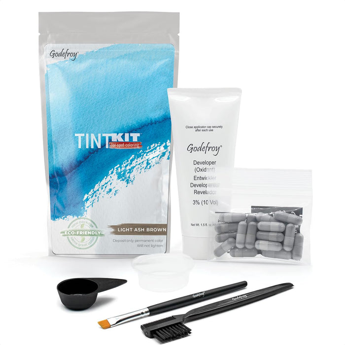 Godefroy - Hair Color Tint Kit - Light Ash Brown (20 Applications)