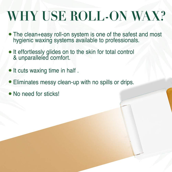 Clean+Easy - Portable Waxer Rechargeable Roll-On Waxer