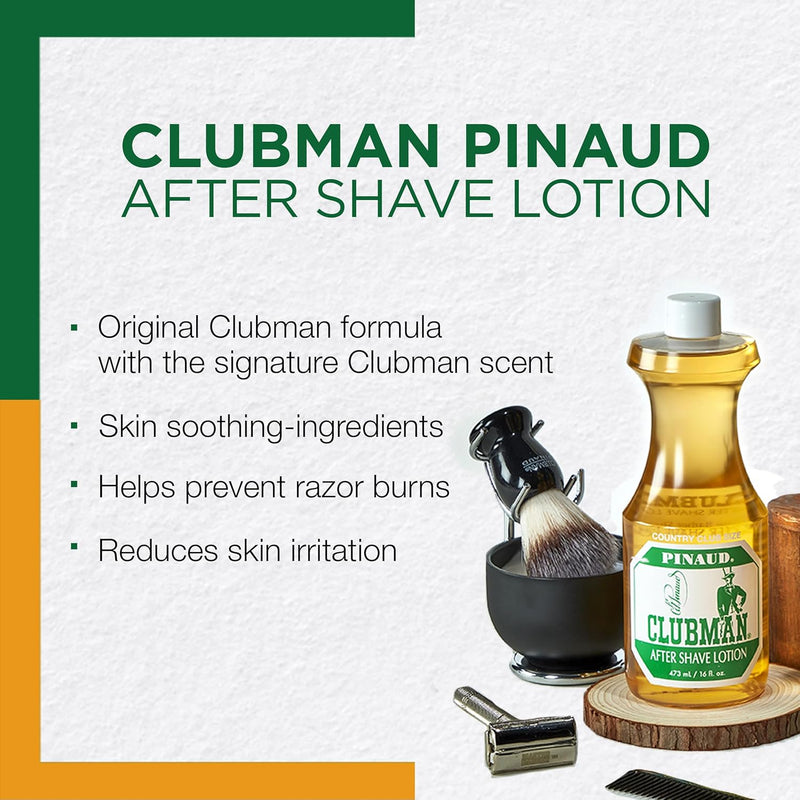 Clubman Pinaud - Loción para después del afeitado 473 ml