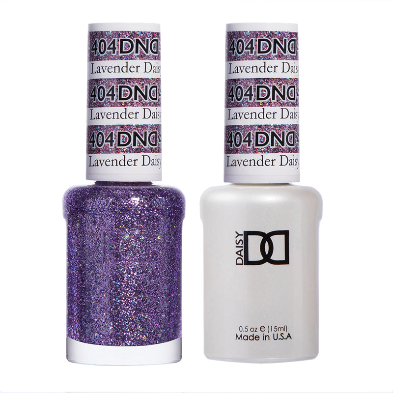 Gel y laca DND n.° 404 Lavanda Margarita Estrella – 14 ml (0,5 fl oz) UV/LED Removible