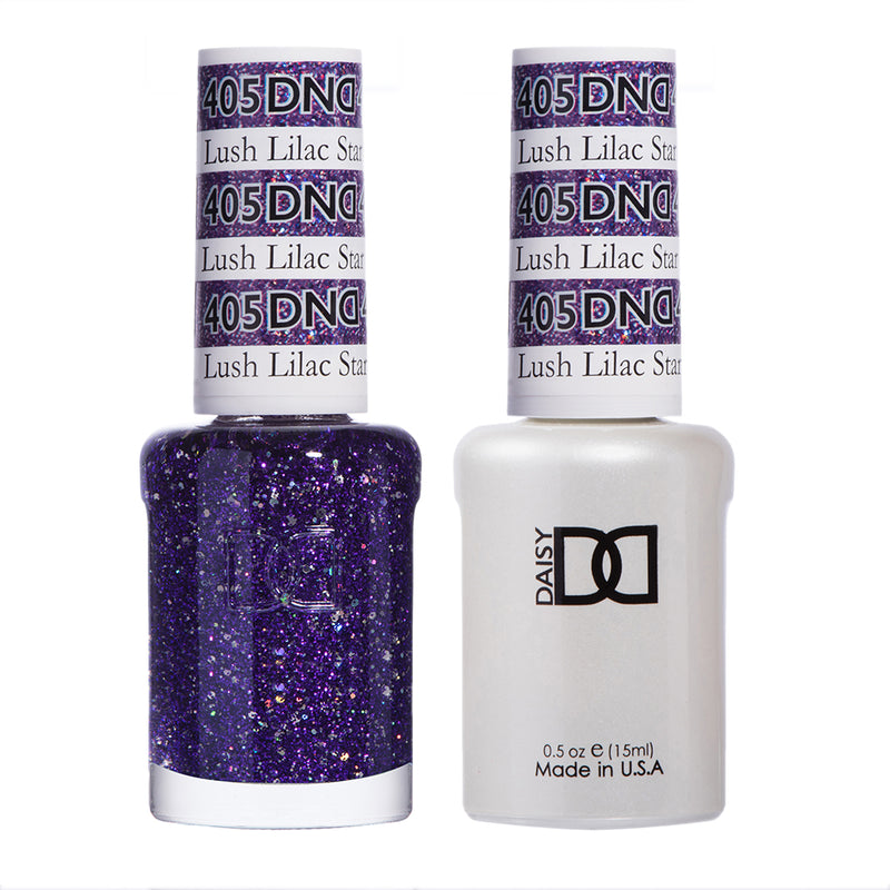 DND Gel & Lacquer #405 Lush Lilac Star