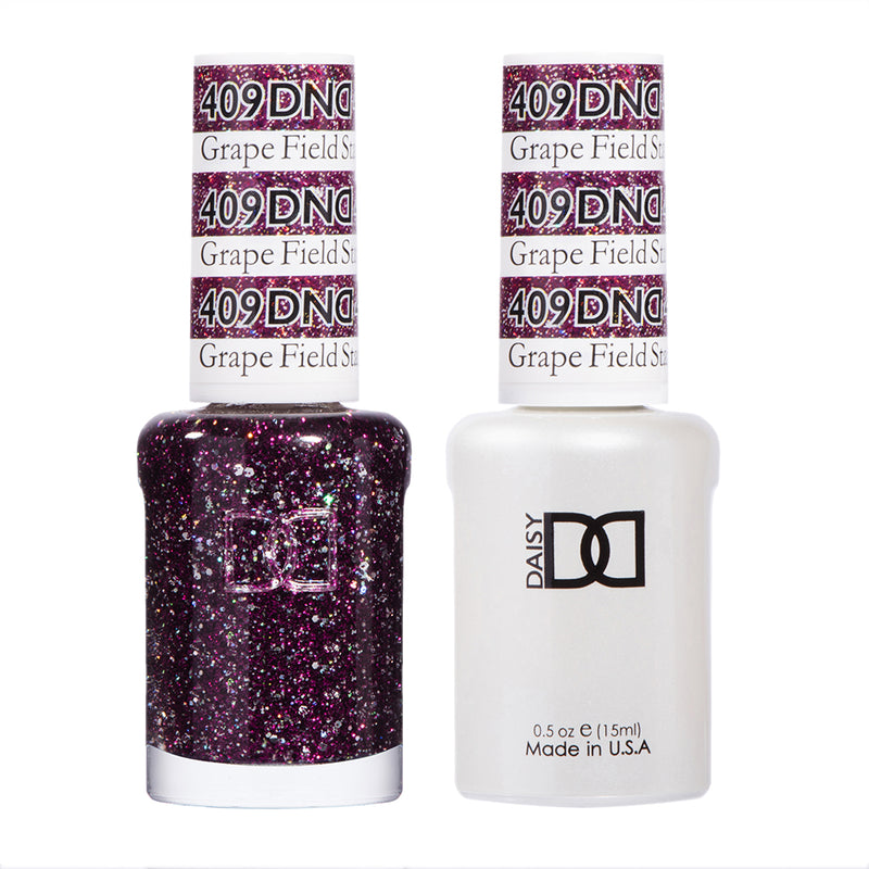 Gel y laca DND n.° 409 Estrella del campo de uvas – 14 ml (0,5 fl oz) UV/LED Soak Off