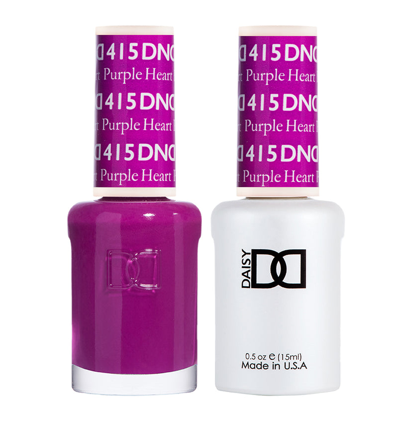 Gel y laca DND n.° 415 Purple Heart – 14 ml (0,5 fl oz) UV/LED Soak Remove