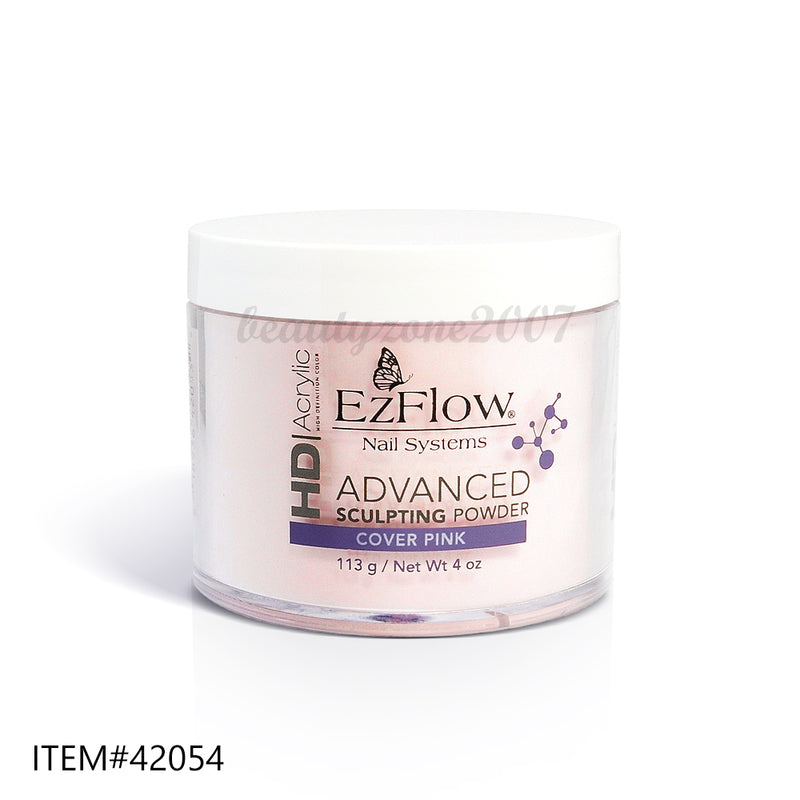 EzFlow - Polvo acrílico HD - Rosa cobertura 113 g 