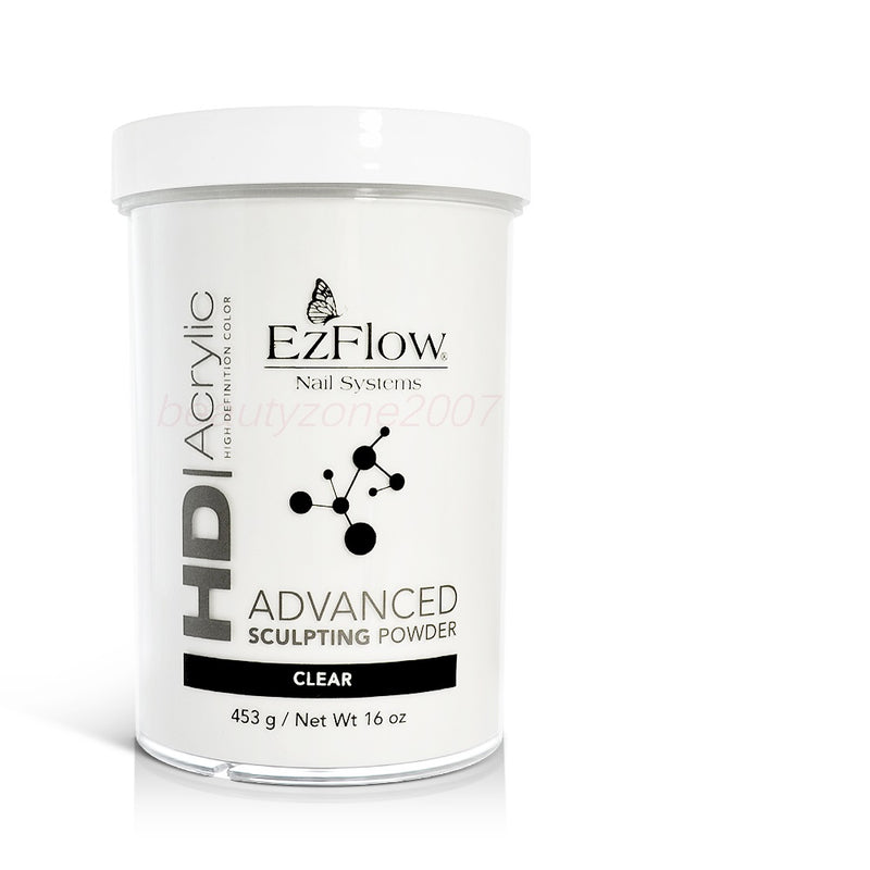 EzFlow - HD Acrylic Powder - Clear 16 oz