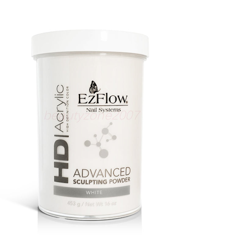 EzFlow - HD Acrylic Powder - White 16 oz