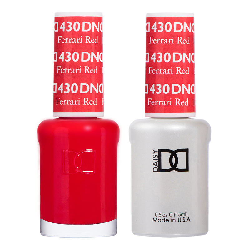 DND Gel & Lacquer #430 Ferrari Red – 0.5 fl oz UV/LED Soak Off