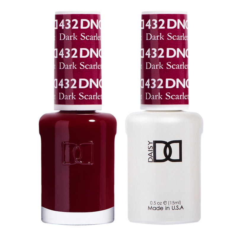 DND - Gel y Laca - #432 Rojo Oscuro