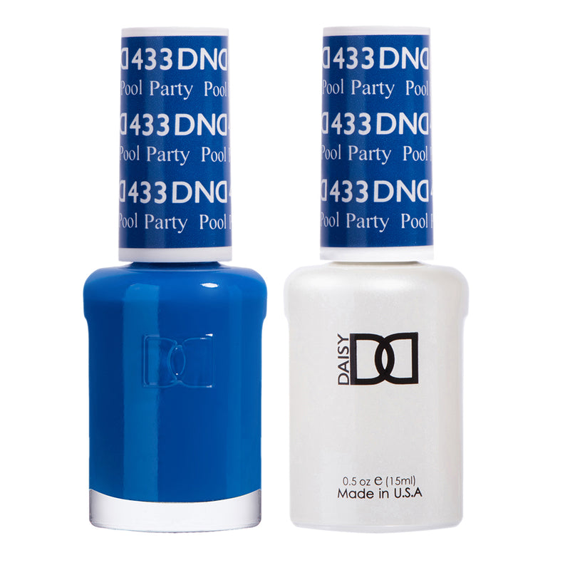 Gel y laca DND n.° 433 Fiesta en la piscina – 14 ml (0,5 fl oz) UV/LED para remojar