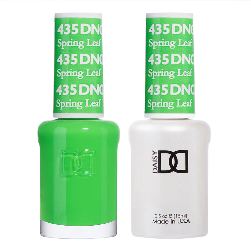 Gel y laca DND n.° 435 Hoja de primavera – 14 ml (0,5 fl oz) UV/LED Soak Off