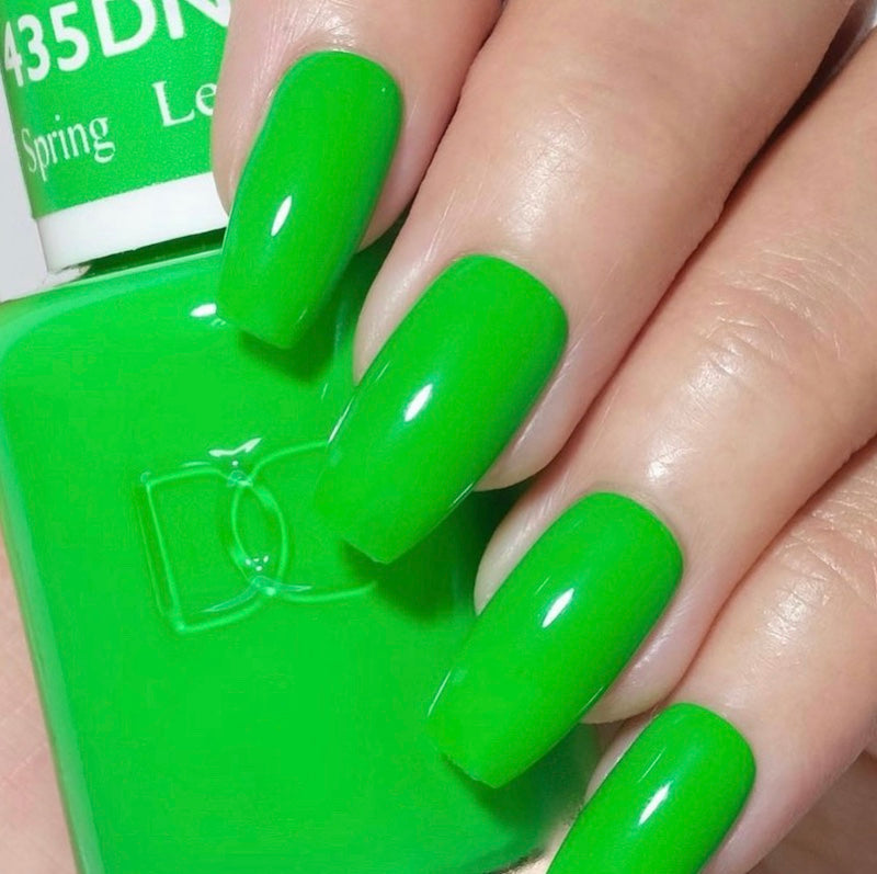 Gel y laca DND n.° 435 Hoja de primavera – 14 ml (0,5 fl oz) UV/LED Soak Off