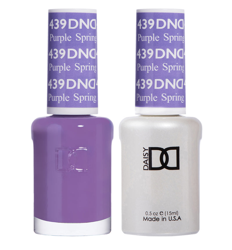 Gel y laca DND n.° 439 Purple Spring – 14 ml (0,5 fl oz) UV/LED Soak Off
