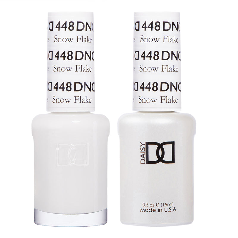 Gel y laca DND n.° 448 Copo de Nieve – 14 ml (0,5 fl oz) UV/LED Removible