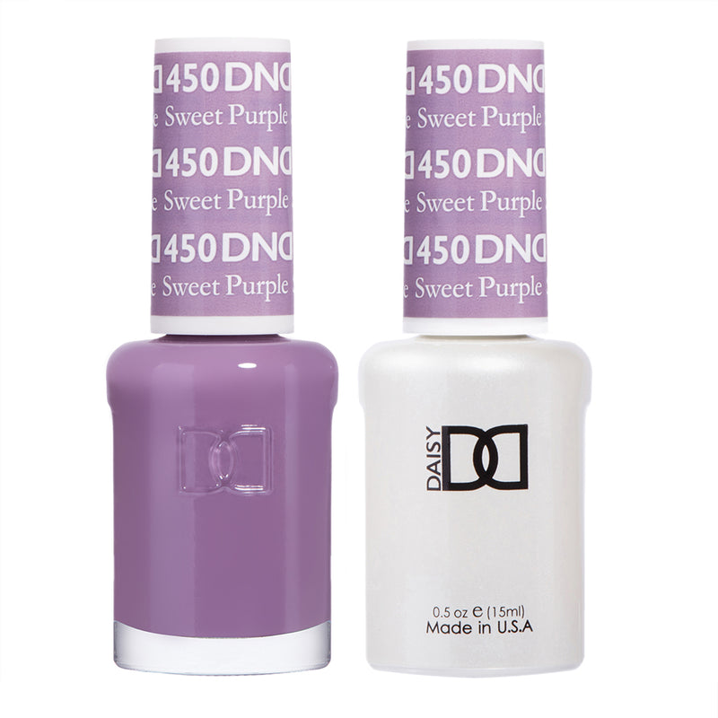DND Gel & Lacquer #450 Sweet Purple – 0.5 fl oz UV/LED Soak Off