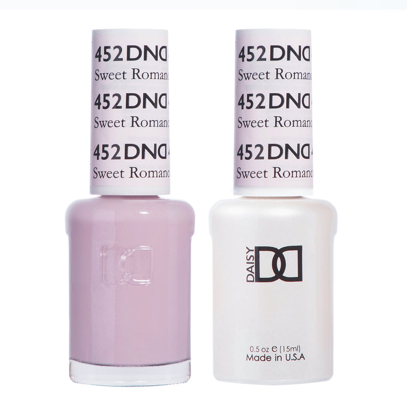 DND Gel & Lacquer #452 Sweet Romance – 0.5 fl oz UV/LED Soak Off