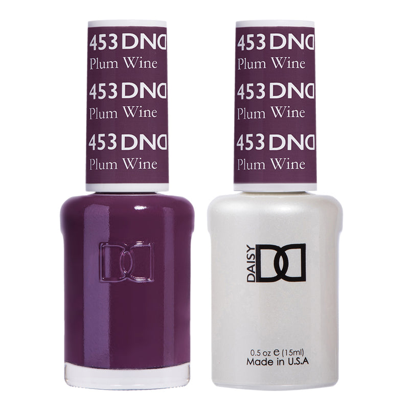 DND Gel & Lacquer #453 Plum Wine – 0.5 fl oz UV/LED Soak Off