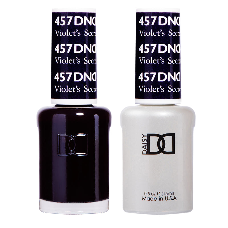 DND Gel & Lacquer #457 Violet’s Secret – 0.5 fl oz UV/LED Soak Off