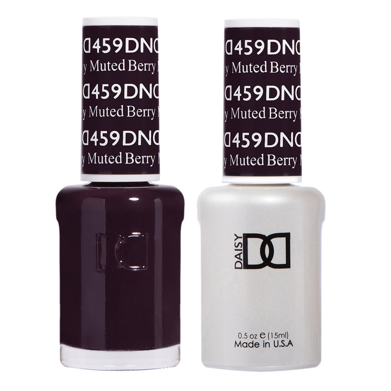 Gel y laca DND n.° 459 Muted Berry – 14 ml (0,5 fl oz) UV/LED Soak Off
